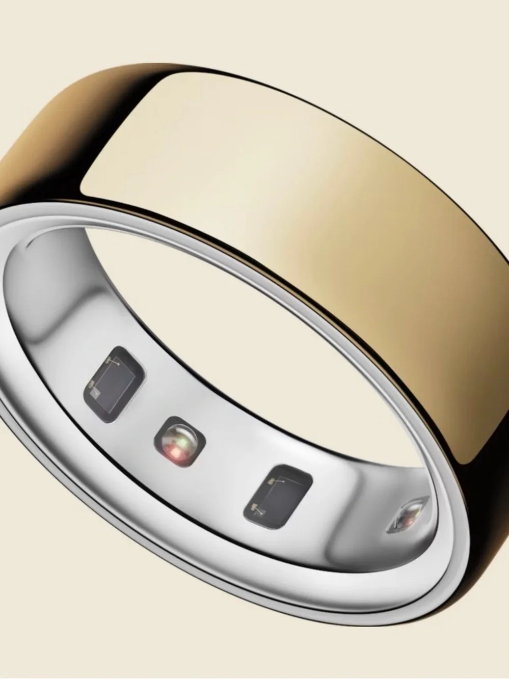 Oura Smart Ring in Gold and Silver Finish